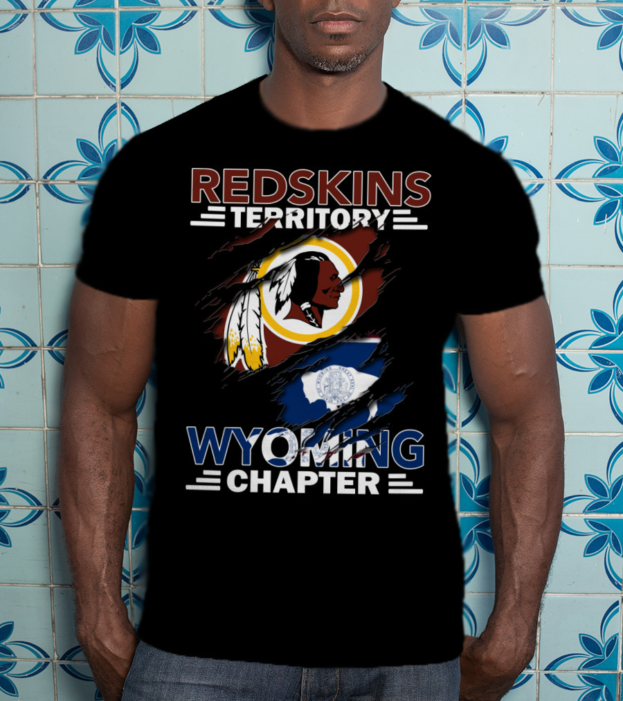 Redskins Territory Wyoming Chapter Flag T-Shirt