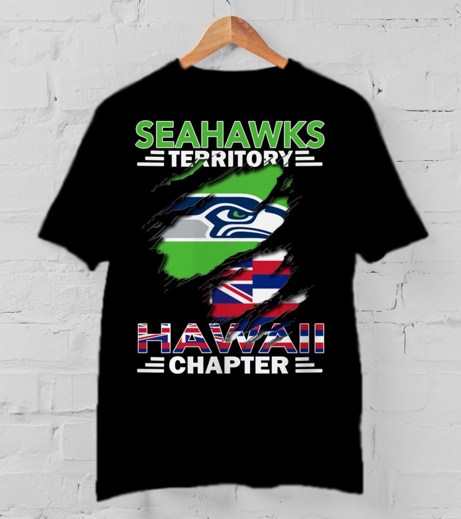 Seahawks Territory Hawaii Chapter Seattle Pride Hawaiian Connection T-Shirt