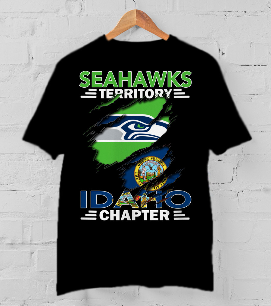 Seahawks Territory Idaho Chapter The Great Seal Of Idaho T-Shirt