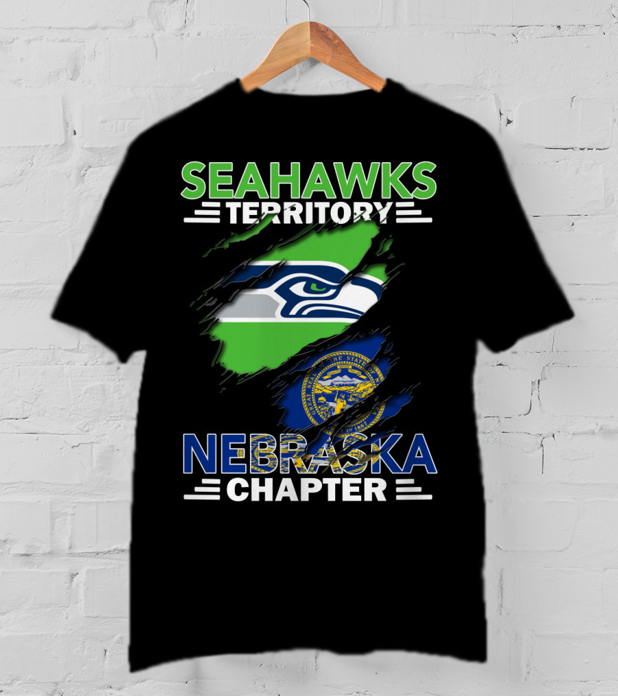 Seahawks Territory Nebraska Chapter State Pride T-Shirt