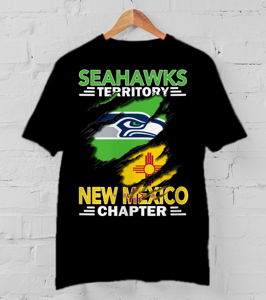 Seahawks Territory New Mexico Chapter Football Fan Zone T-Shirt