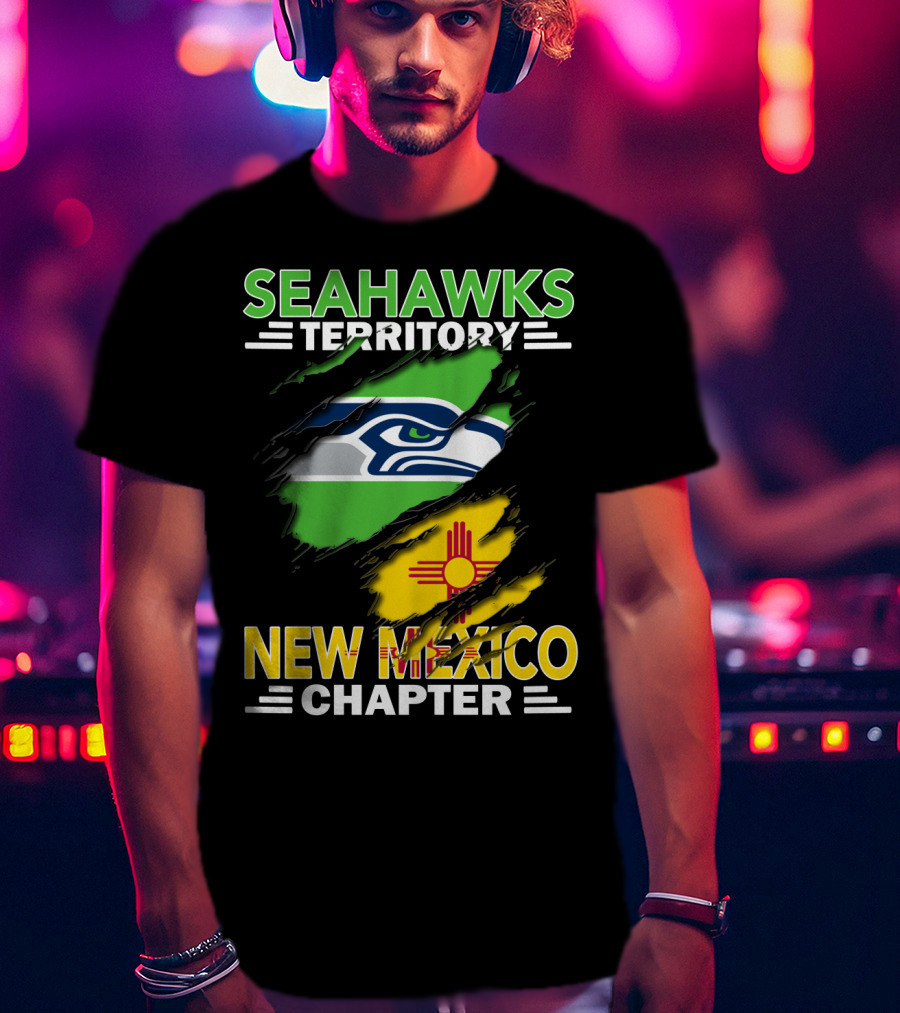Seahawks Territory New Mexico Chapter Football Fan Zone T-Shirt