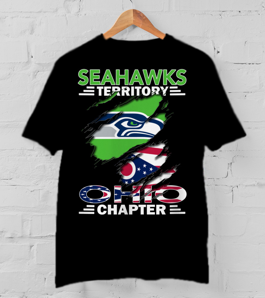 Seahawks Territory Ohio Chapter Flag T-Shirt