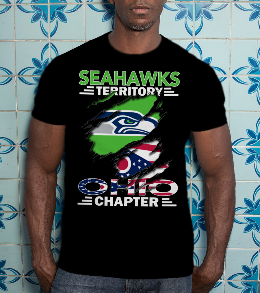 Seahawks Territory Ohio Chapter Flag T-Shirt