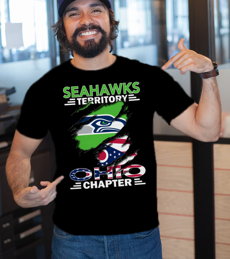 Seahawks Territory Ohio Chapter Flag T-Shirt