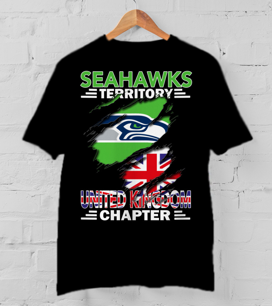 Seahawks Territory United Kingdom Chapter Flag T-Shirt