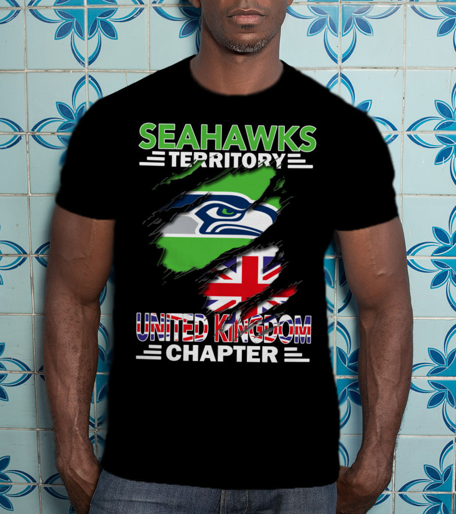 Seahawks Territory United Kingdom Chapter Flag T-Shirt