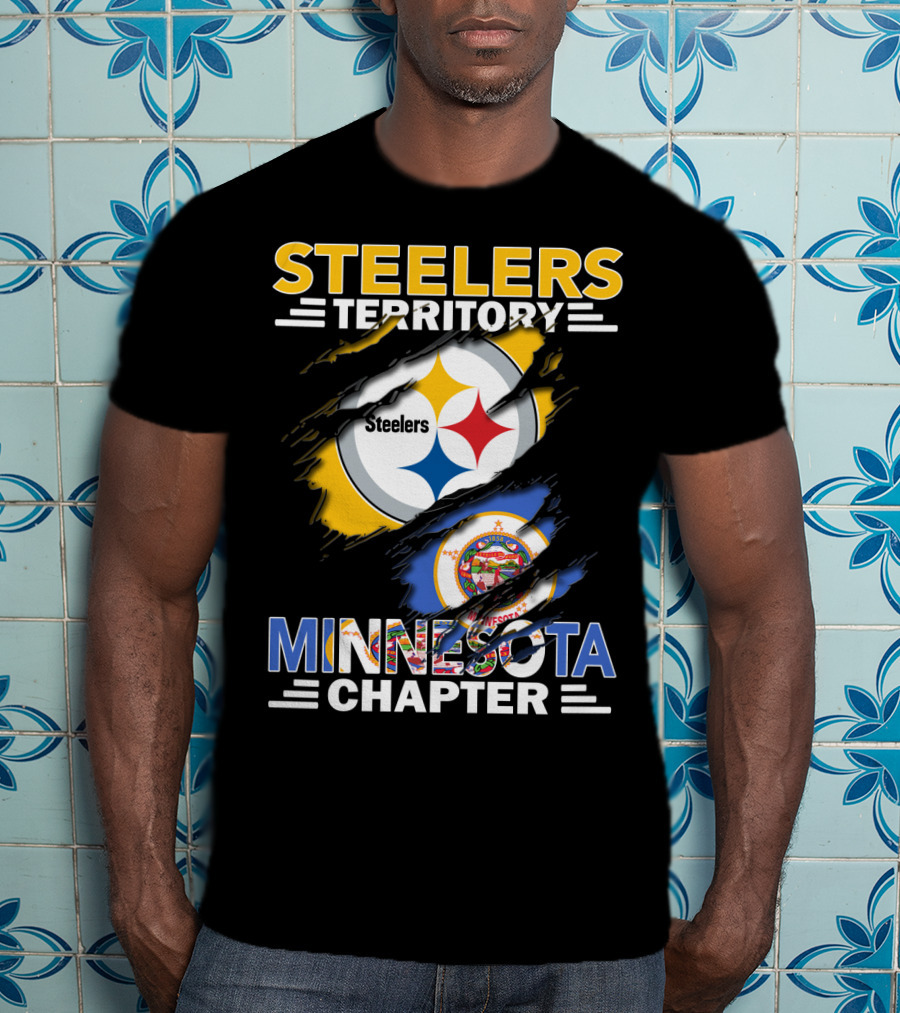 Steelers Territory Minnesota Chapter Logos And Symbols T-Shirt