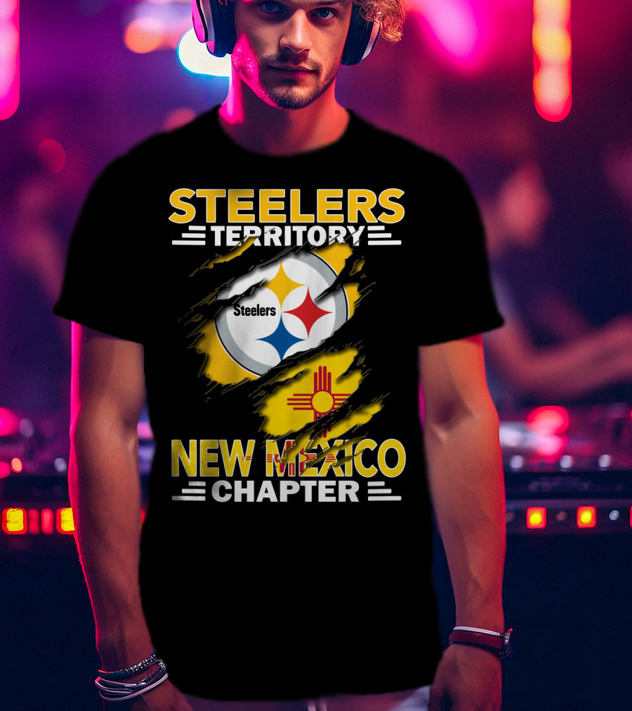 Steelers Territory New Mexico Chapter Steelers Symbol Zia Sun T-Shirt