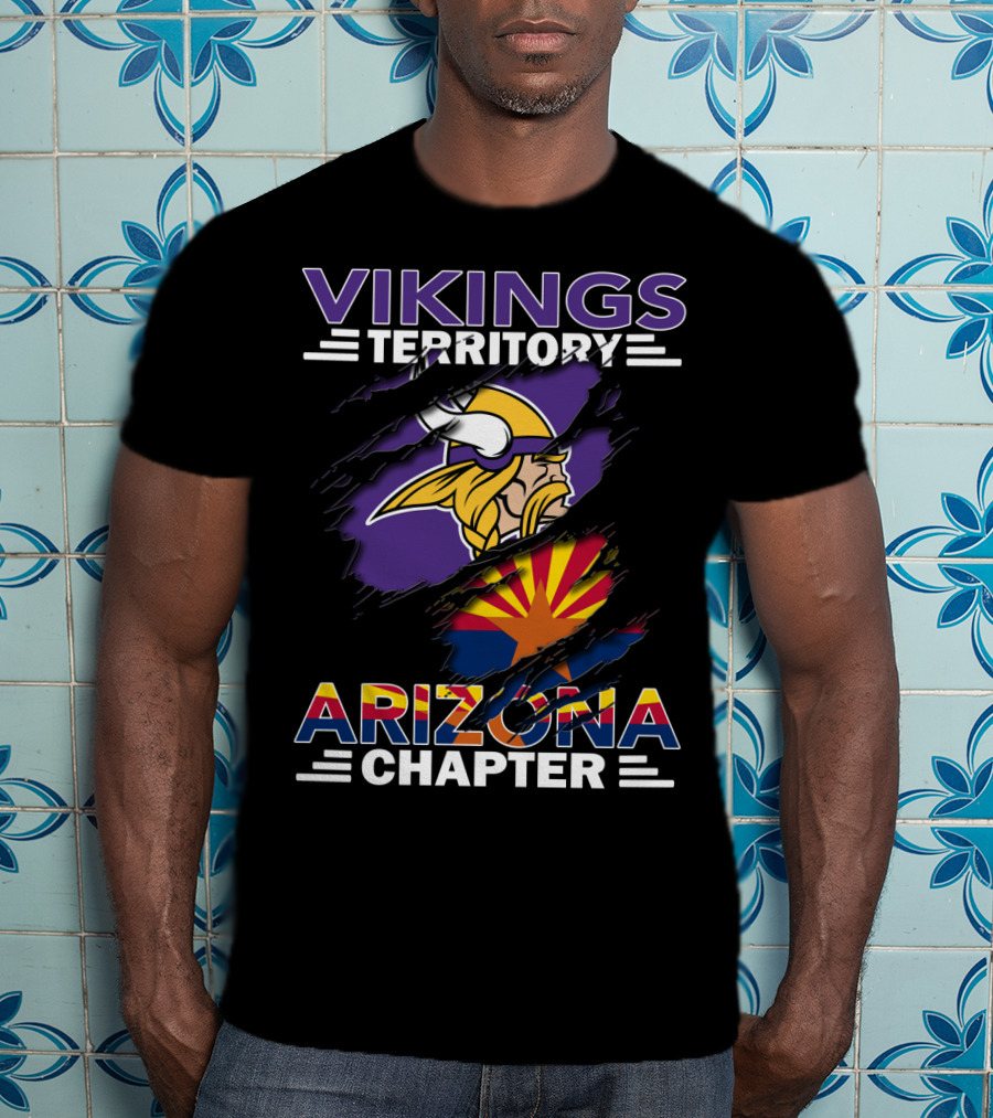 Vikings Territory Arizona Chapter Minnesota Football Fan Club Representation T-Shirt