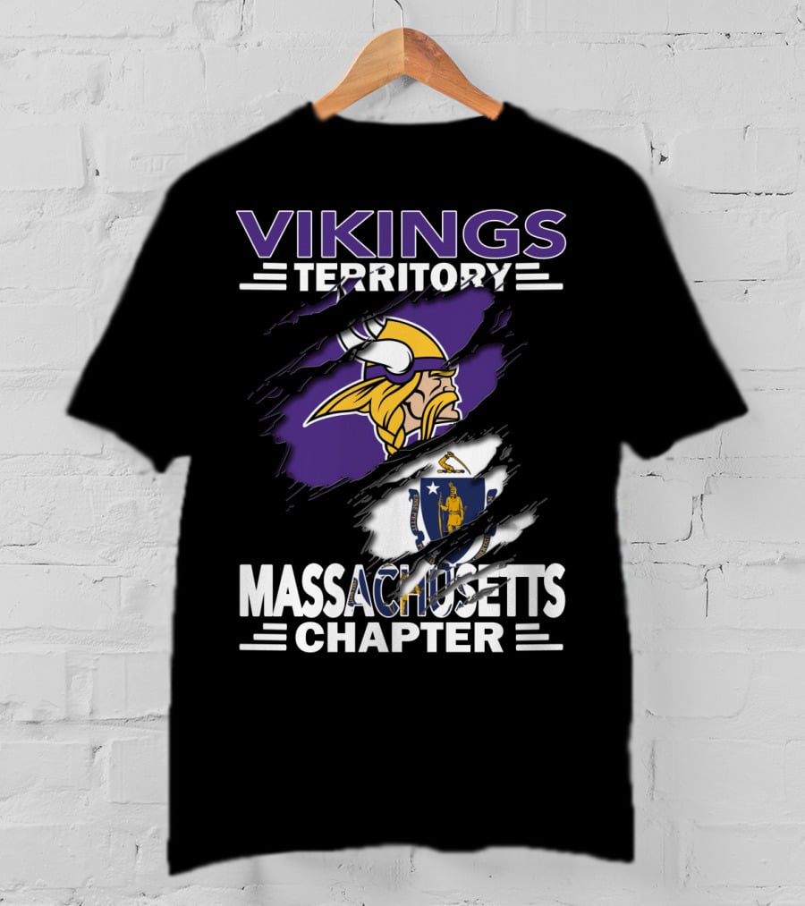 Vikings Territory Massachusetts Chapter NFL Fan Community T-Shirt