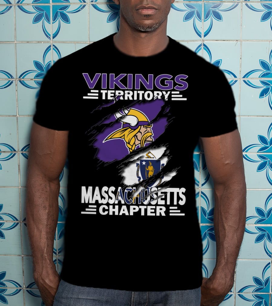 Vikings Territory Massachusetts Chapter NFL Fan Community T-Shirt