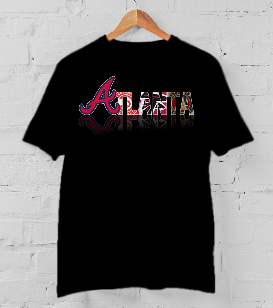 Atlanta Braves Themed City Reflections T-Shirt