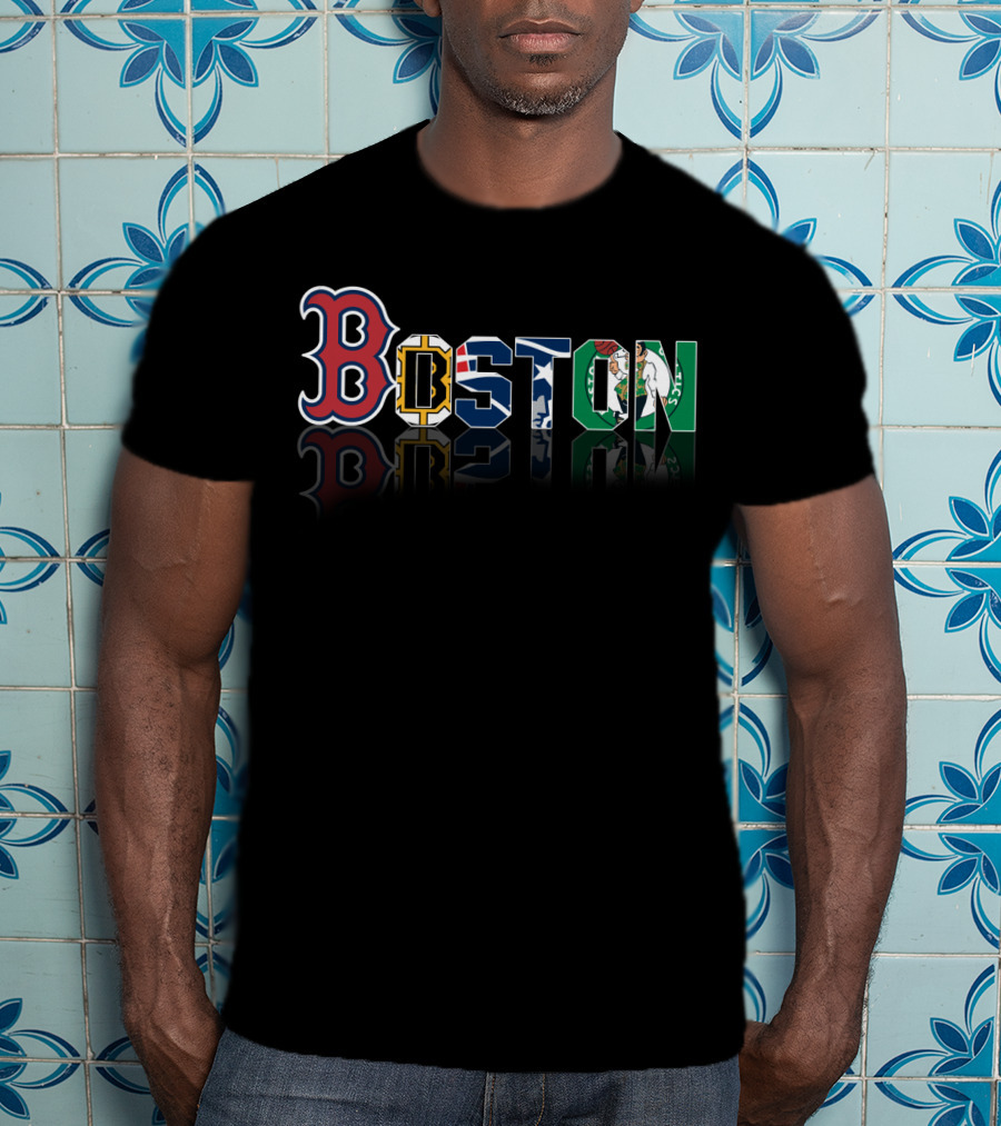 Boston Red Sox Bruins Patriots Celtics City T-Shirt