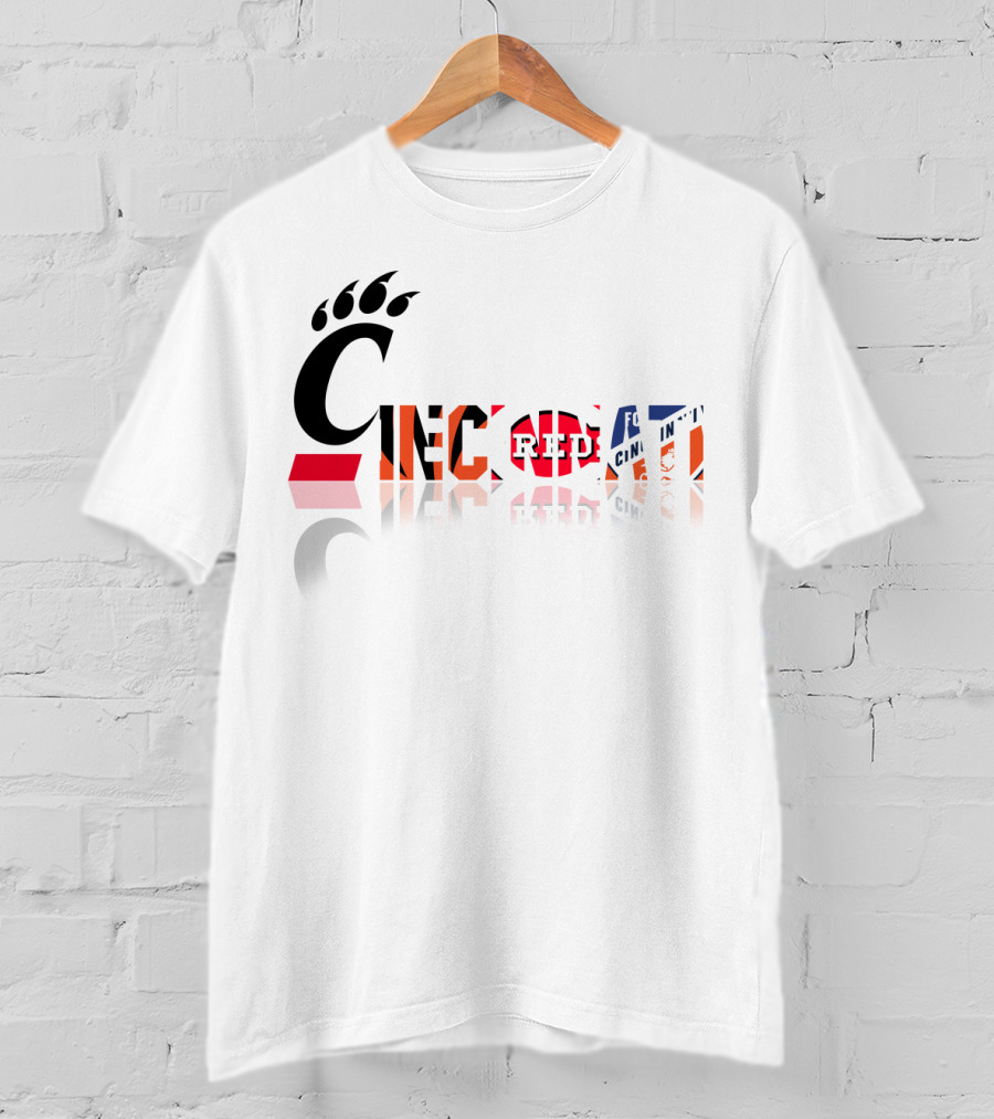 Cincinnati Bearcats Reds Bengals FC Cincinnati T-Shirt