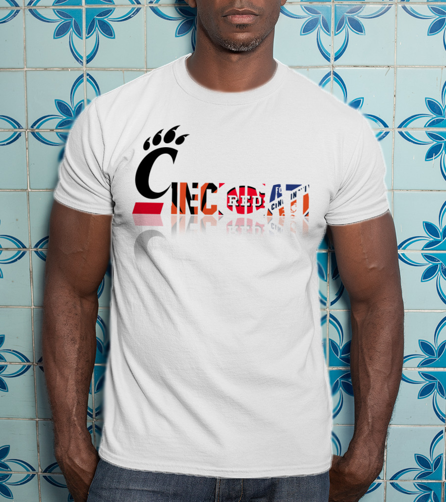 Cincinnati Bearcats Reds Bengals FC Cincinnati T-Shirt