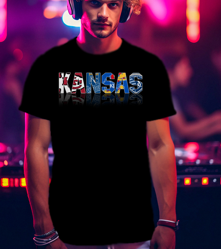 Kansas City Chiefs Royals Jayhawks Sporting Kansas T-Shirt