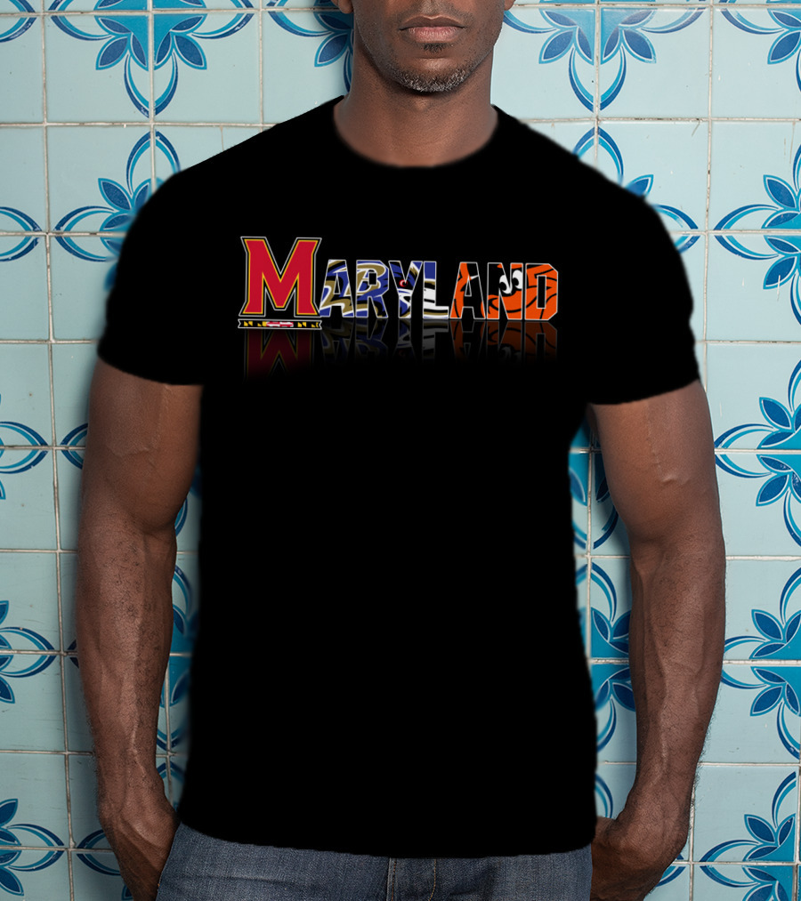 Maryland Terps Ravens Orioles Sports Teams T-Shirt