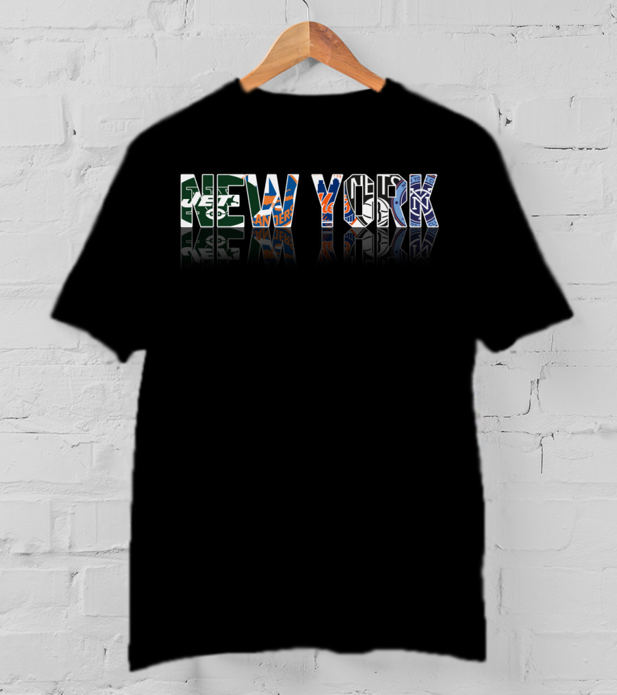 New York Jets Islanders Mets Knicks Giants Yankees City T-Shirt