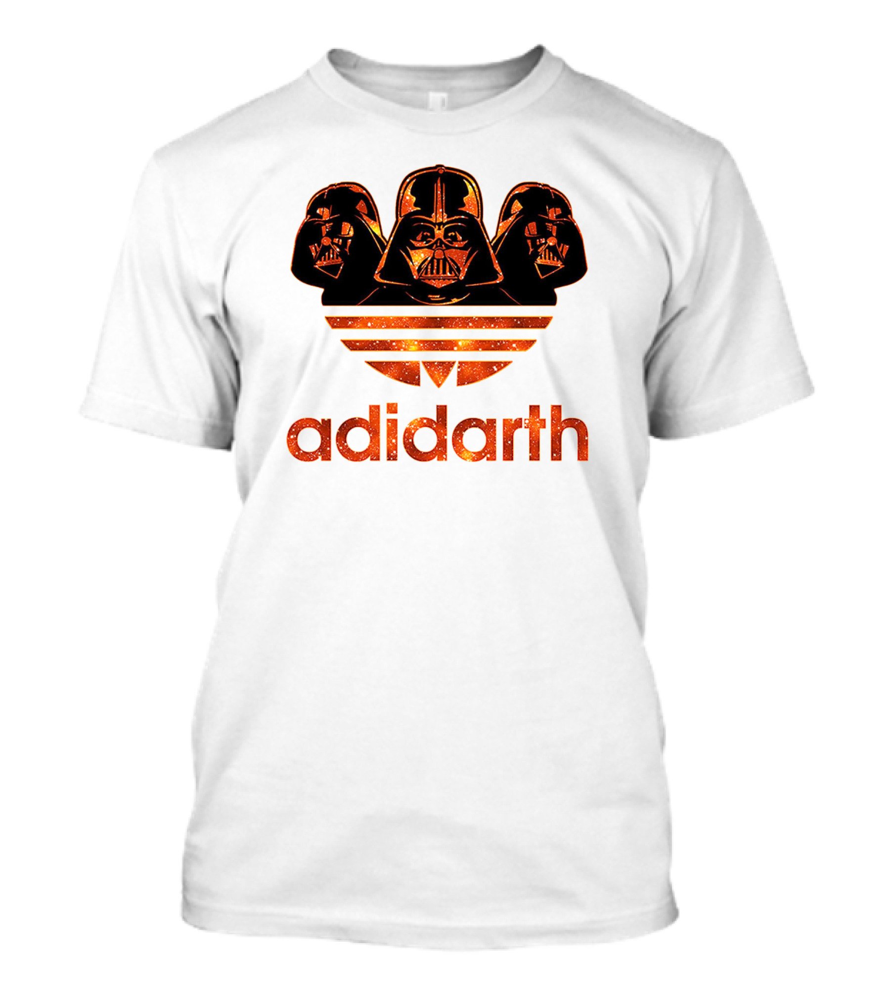 Adidarth Darth Vader Logo Orange Trio T-Shirt