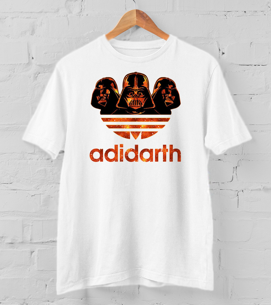 Adidarth Darth Vader Logo Orange Trio T-Shirt