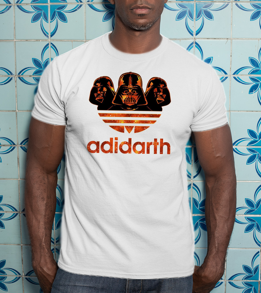 Adidarth Darth Vader Logo Orange Trio T-Shirt