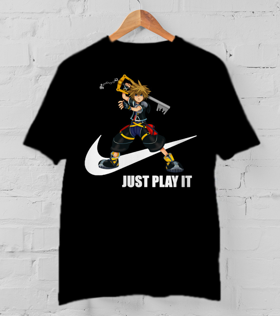 Just Play It Kingdom Hearts Sora Keyblade T-Shirt
