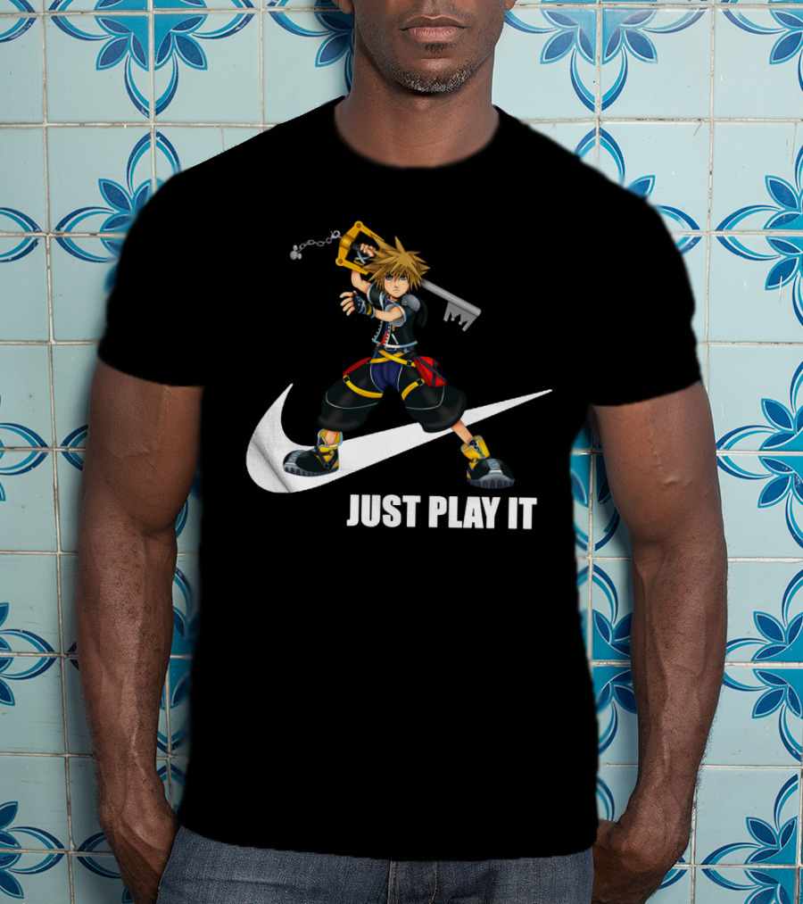 Just Play It Kingdom Hearts Sora Keyblade T-Shirt