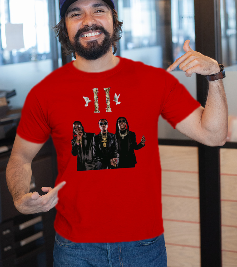 Migos Culture II Album Red Cover T-Shirt