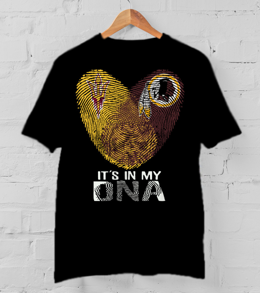 It's In My Dna Miami Dolphins Miami Hurricanes T-Shirt