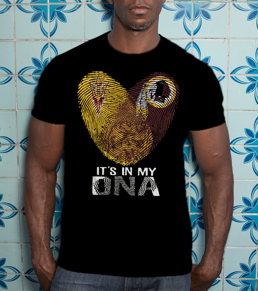 It's In My Dna Miami Dolphins Miami Hurricanes T-Shirt