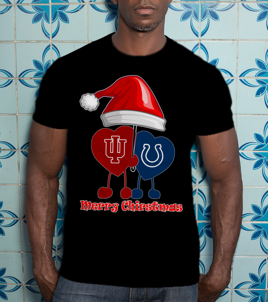 Merry Christmas Indianapolis Colts Indiana University T-Shirt