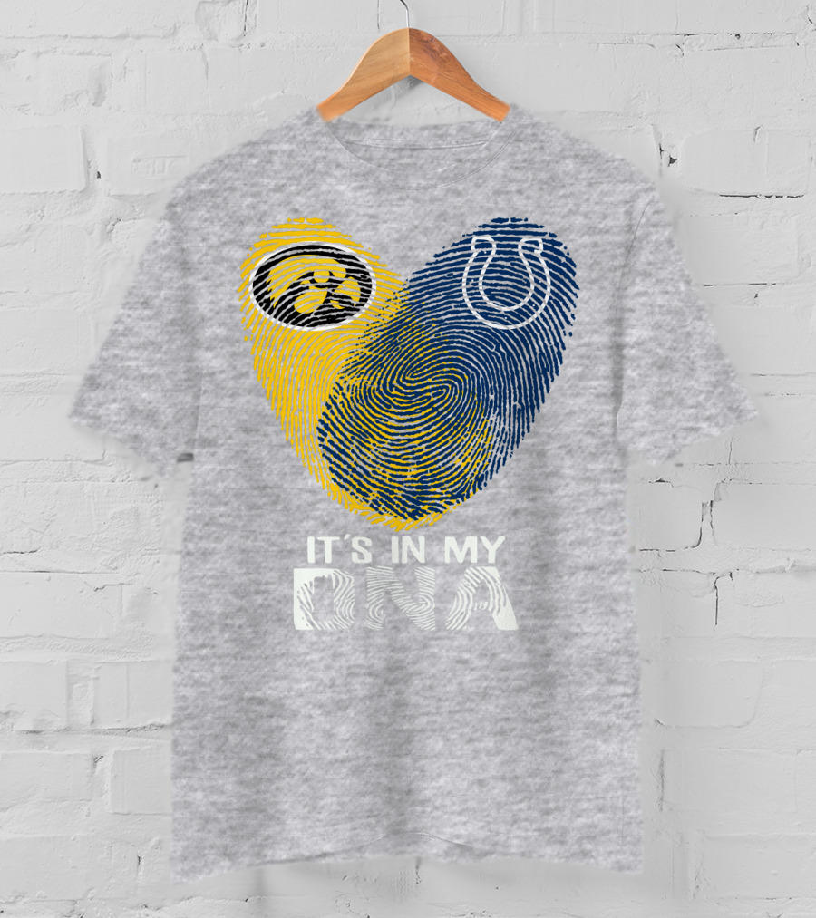 Indianapolis Colts Iowa Hawkeyes It's In My Dna T-Shirt