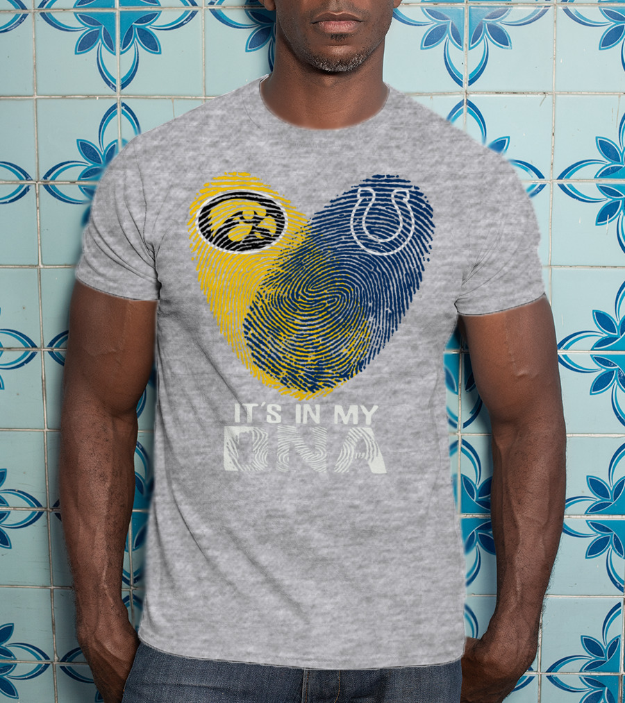 Indianapolis Colts Iowa Hawkeyes It's In My Dna T-Shirt
