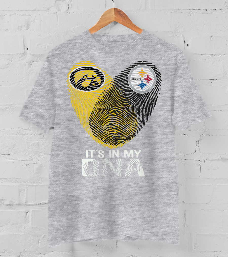 Pittsburgh Steelers Iowa Hawkeye It's In My Dna T-Shirt