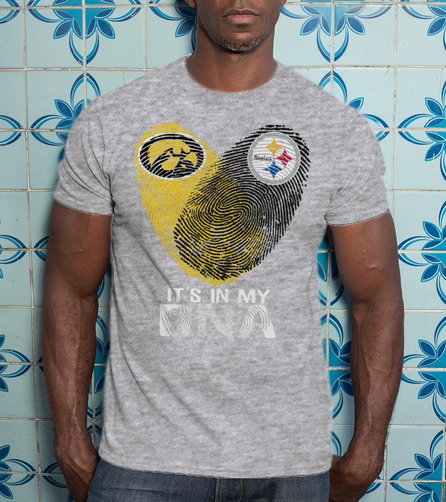Pittsburgh Steelers Iowa Hawkeye It's In My Dna T-Shirt