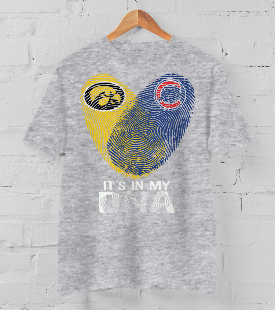 Chicago Cubs Iowa Hawkeyes It's In My DNA T-Shirt