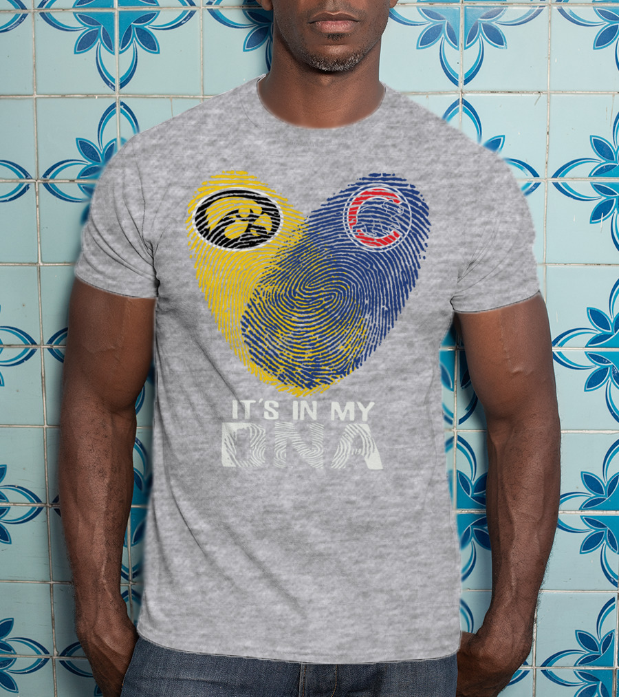 Chicago Cubs Iowa Hawkeyes It's In My DNA T-Shirt