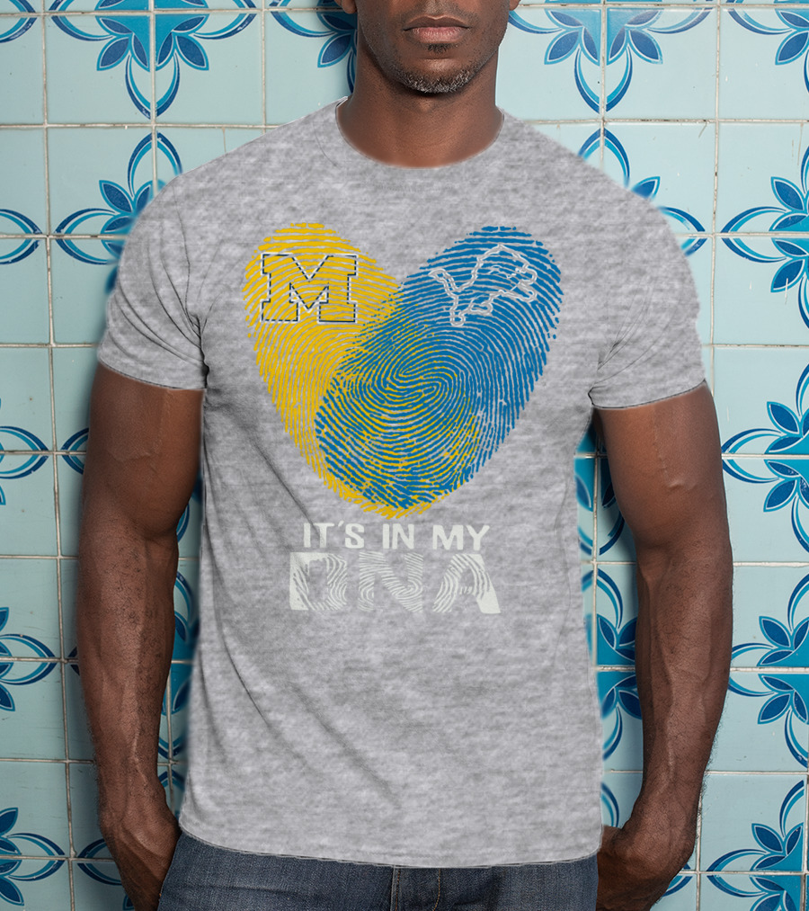 Detroit Lions Michigan It's In My Dna T-Shirt