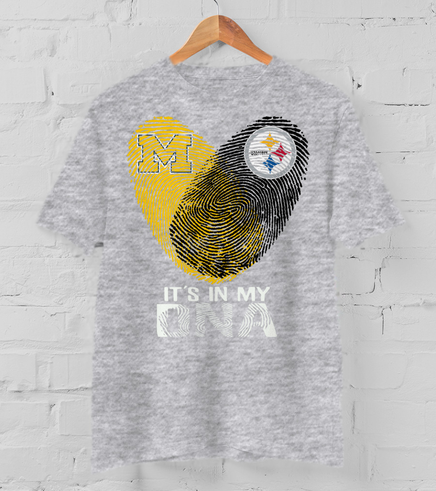 Pittsburgh Steelers Michigan It's In My Dna T-Shirt