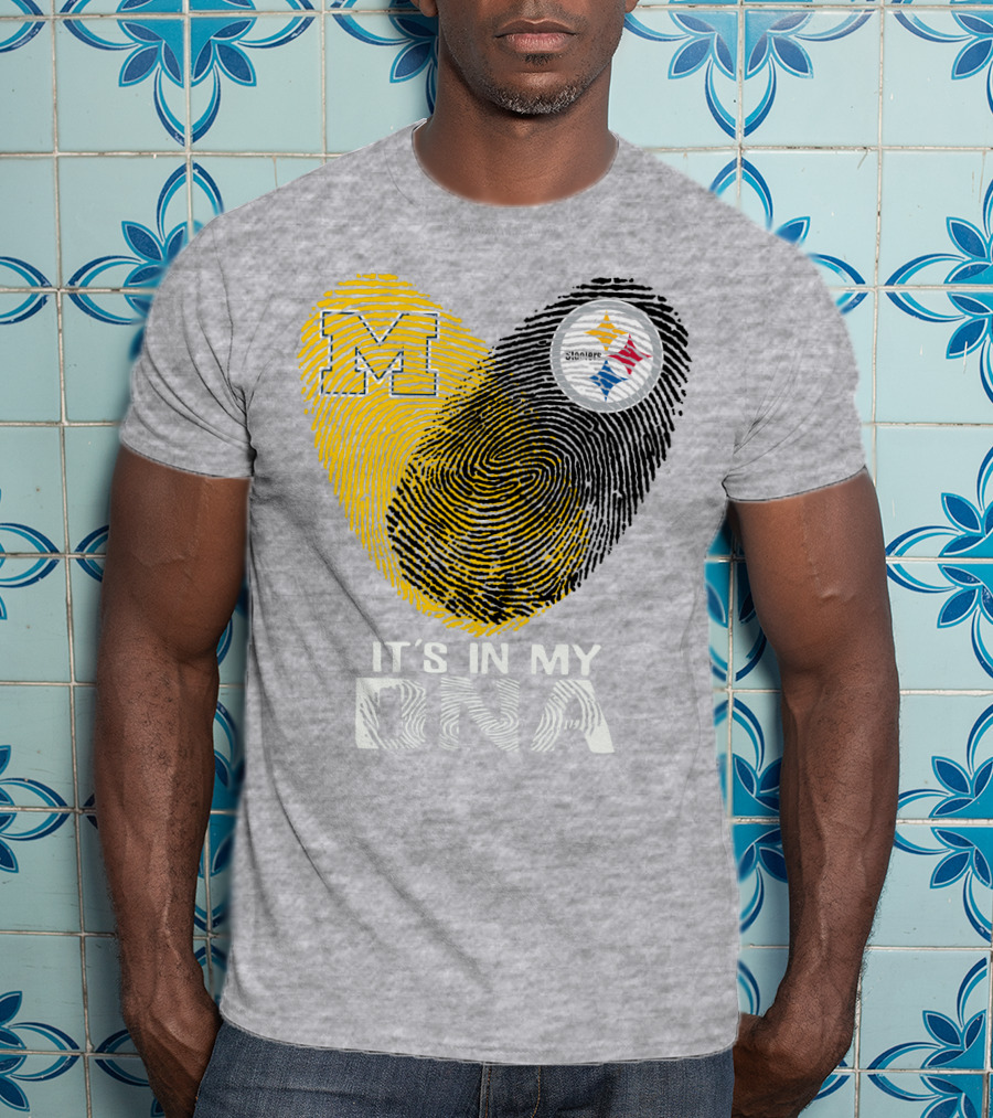 Pittsburgh Steelers Michigan It's In My Dna T-Shirt