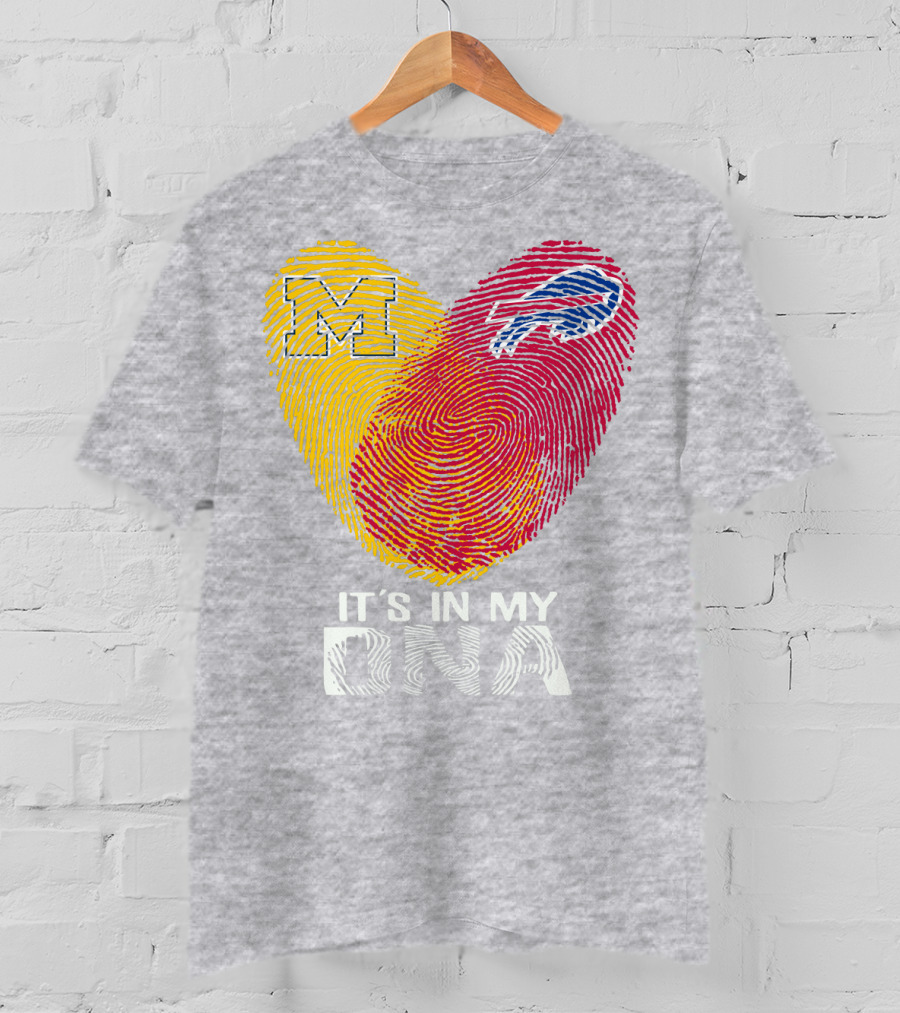 Buffalo Bills Michigan It's In My Dna T-Shirt