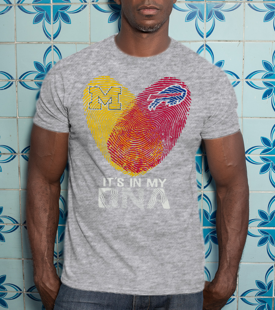 Buffalo Bills Michigan It's In My Dna T-Shirt