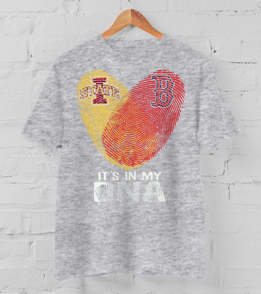 Boston Red Sox Iowa State It's In My DNA T-Shirt
