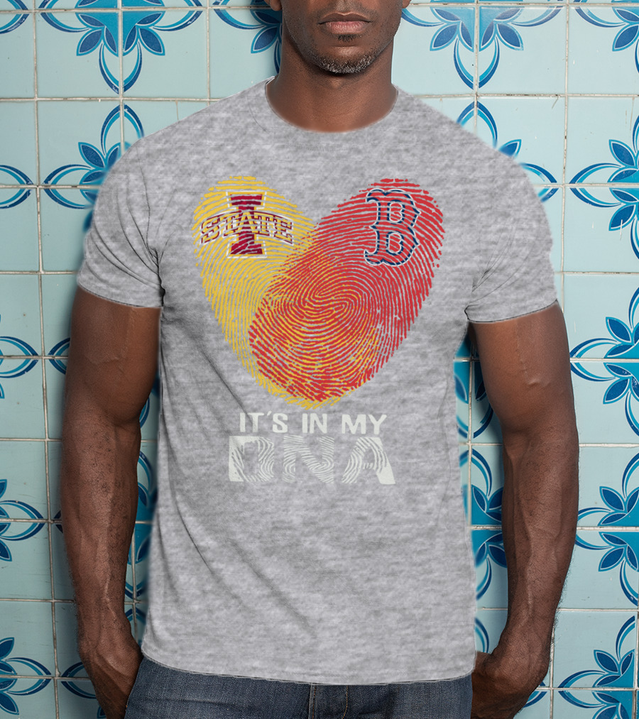 Boston Red Sox Iowa State It's In My DNA T-Shirt