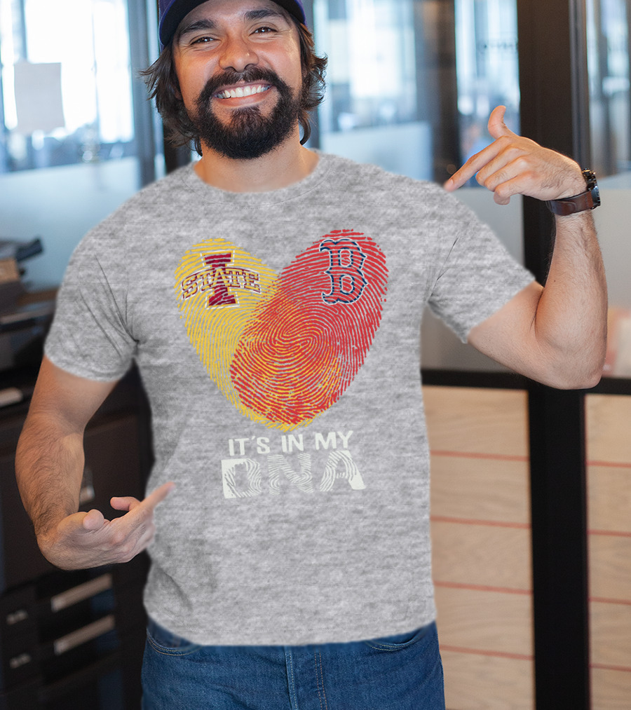 Boston Red Sox Iowa State It's In My DNA T-Shirt