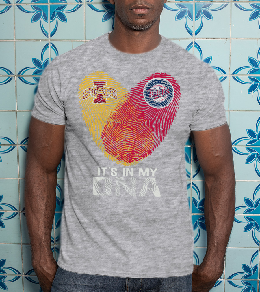It's In My DNA Iowa State Twins T-Shirt