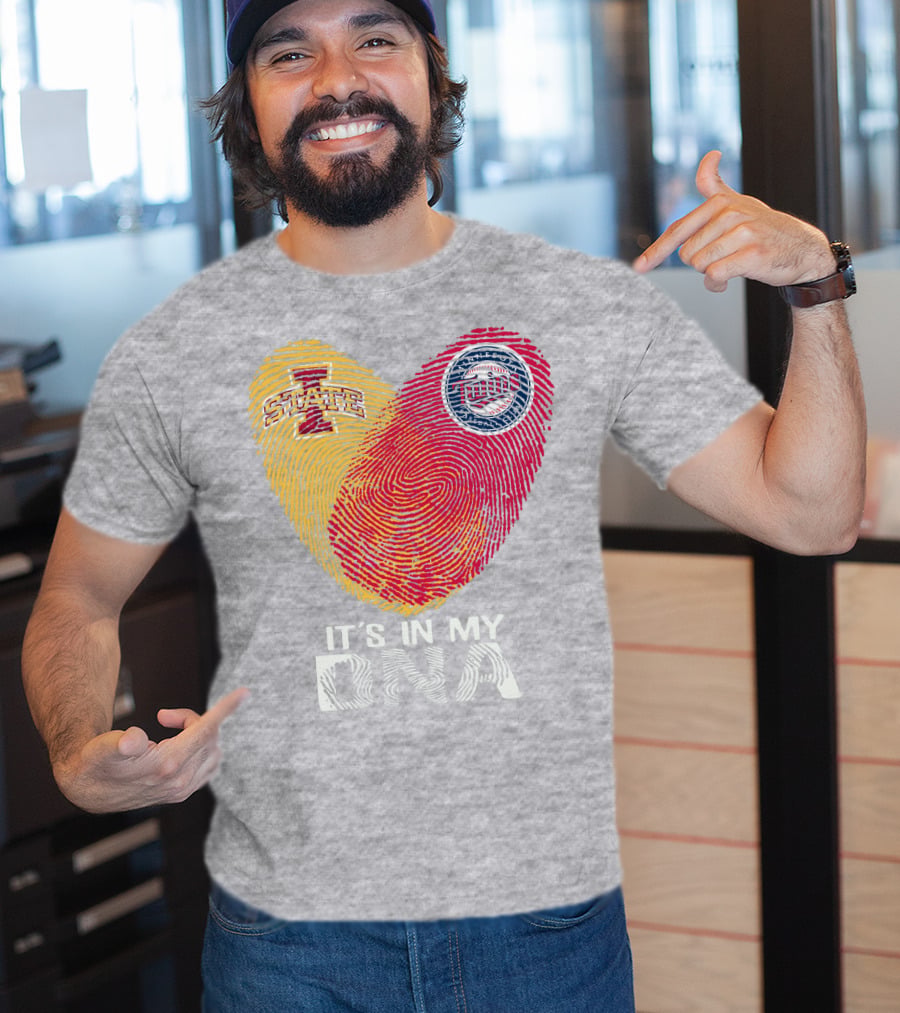It's In My DNA Iowa State Twins T-Shirt