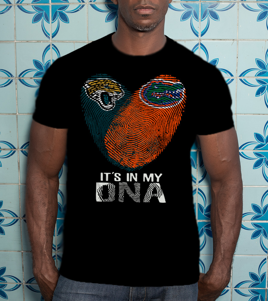 It's In My Dna Florida Gators Jacksonville Jaguars T-Shirt