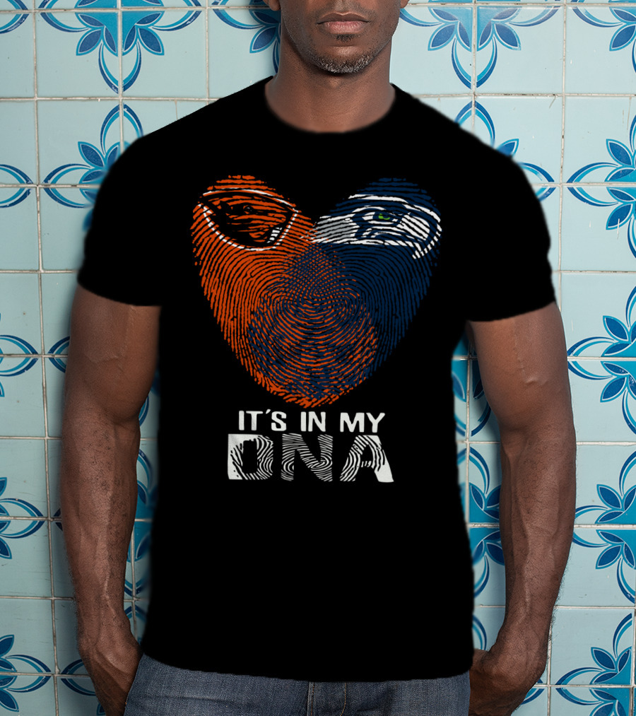 It's In My Dna Oregon State Beavers Seattle Seahawks T-Shirt